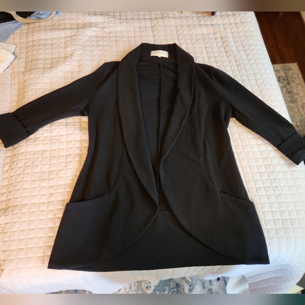 French Mauve knit blazer